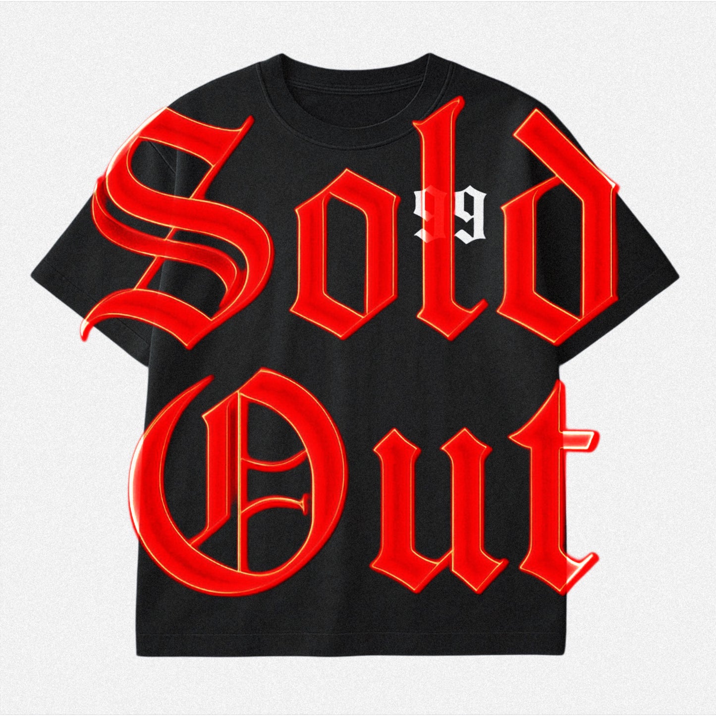 Black T-shirt – 99 (Old English) | Limited Edition